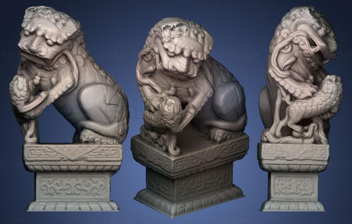 3D model Lion 16 (STL)